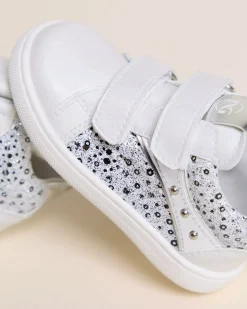 Sneakers Junior da Bambina in Materiale Tecnico e Tessuto