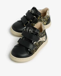 Sneakers Junior da Bambina in Materiale Tecnico e Pelle