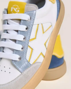 Sneakers Junior da Bambino in Camoscio e Pelle