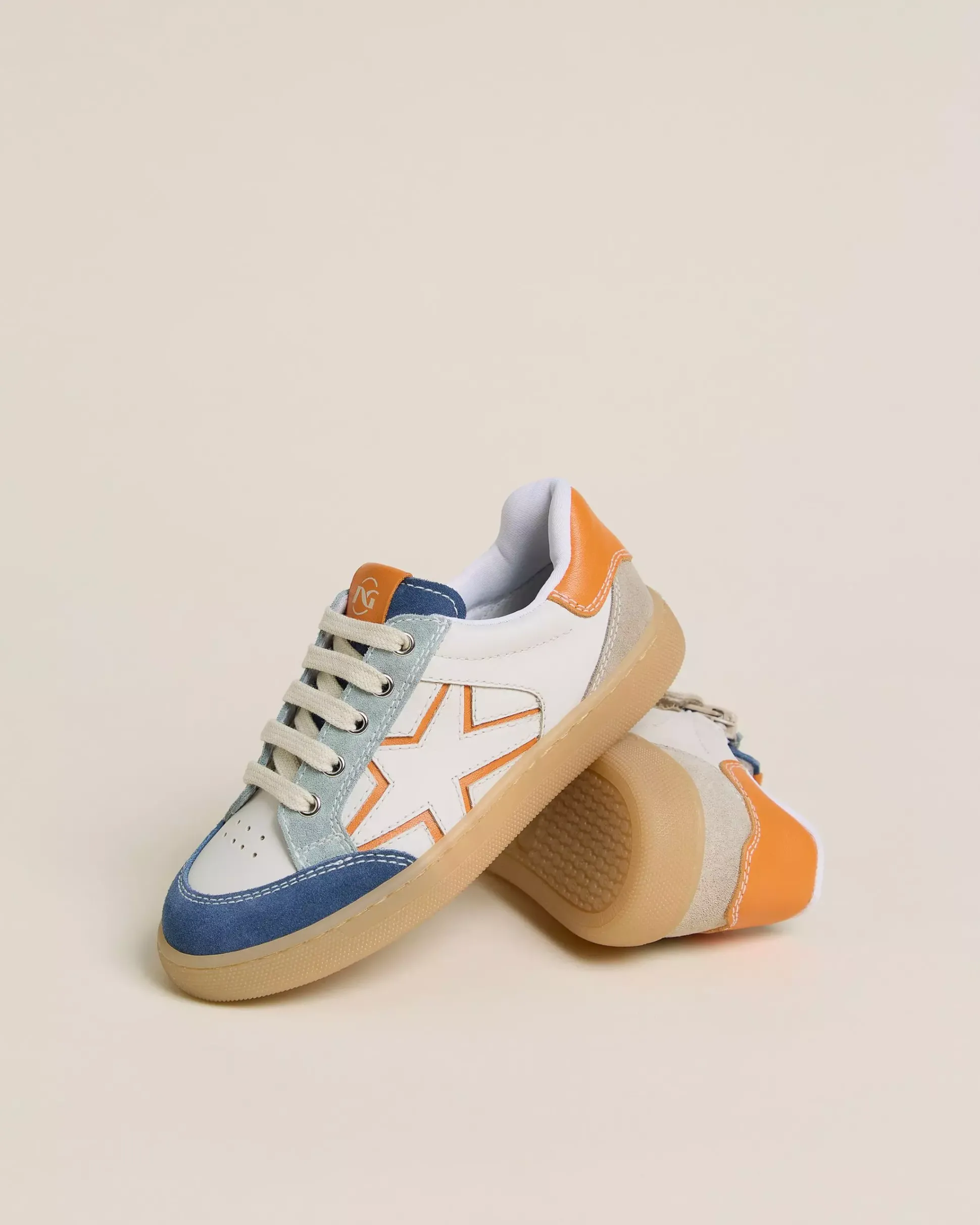 Sneakers Junior da Bambino in Camoscio e Pelle