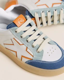 Sneakers Junior da Bambino in Camoscio e Pelle