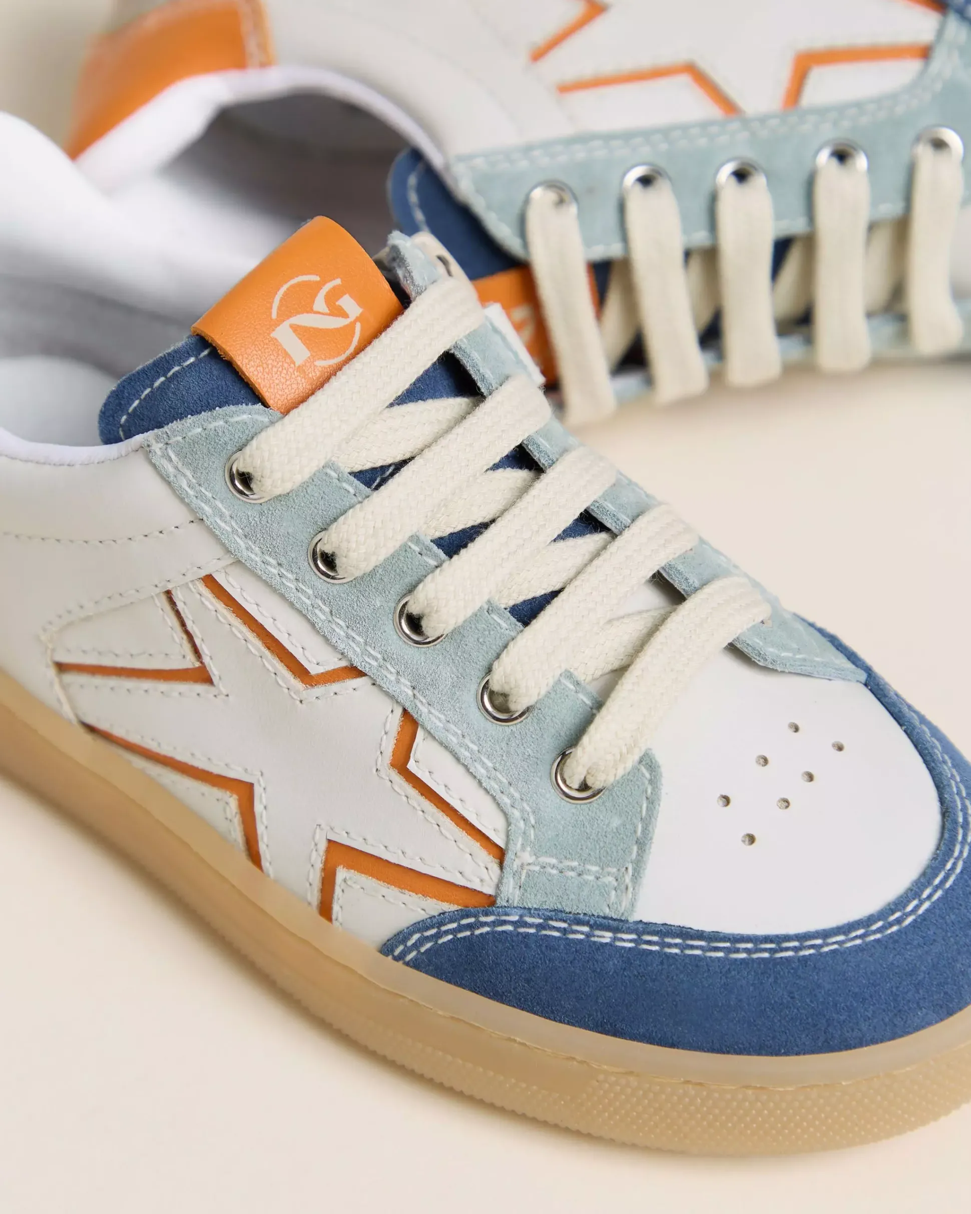 Sneakers Junior da Bambino in Camoscio e Pelle