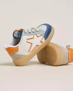Sneakers Junior da Bambino in Camoscio e Pelle