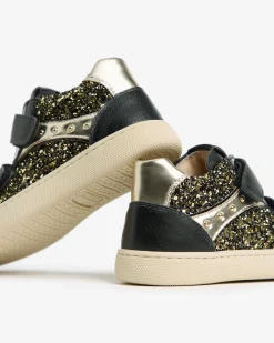 Sneakers Junior da Bambina in Materiale Tecnico e Pelle