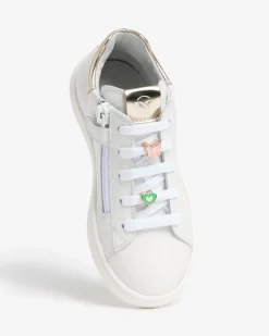Sneakers Junior da Bambina in Pelle e Materiale Tecnico