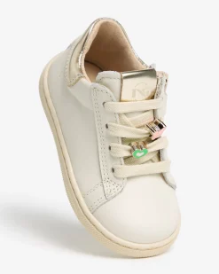 Sneakers Junior da Bambina in Pelle e Materiale Tecnico