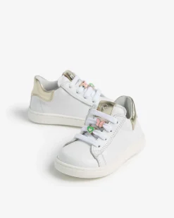 Sneakers Junior da Bambina in Pelle e Materiale Tecnico