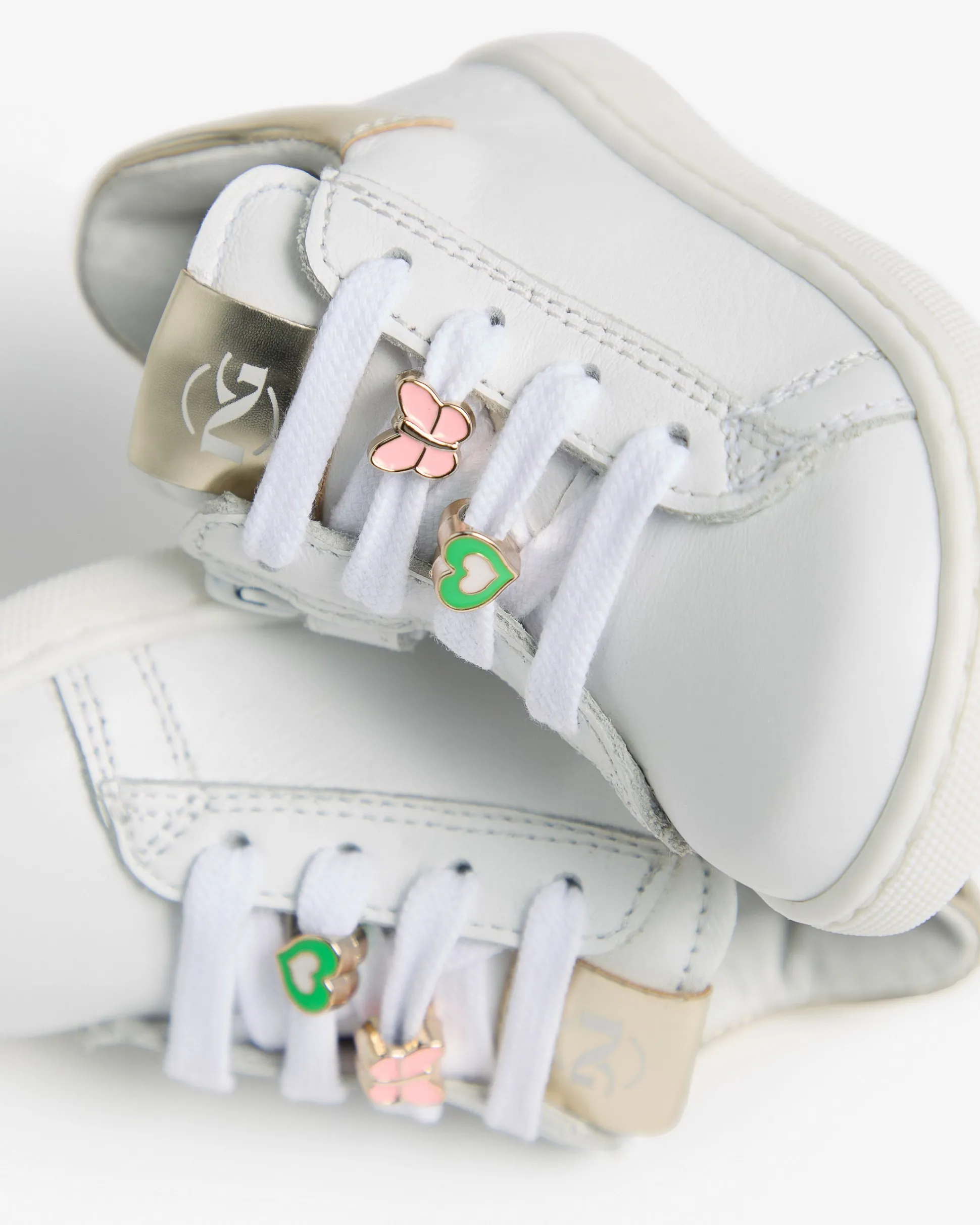 Sneakers Junior da Bambina in Pelle e Materiale Tecnico