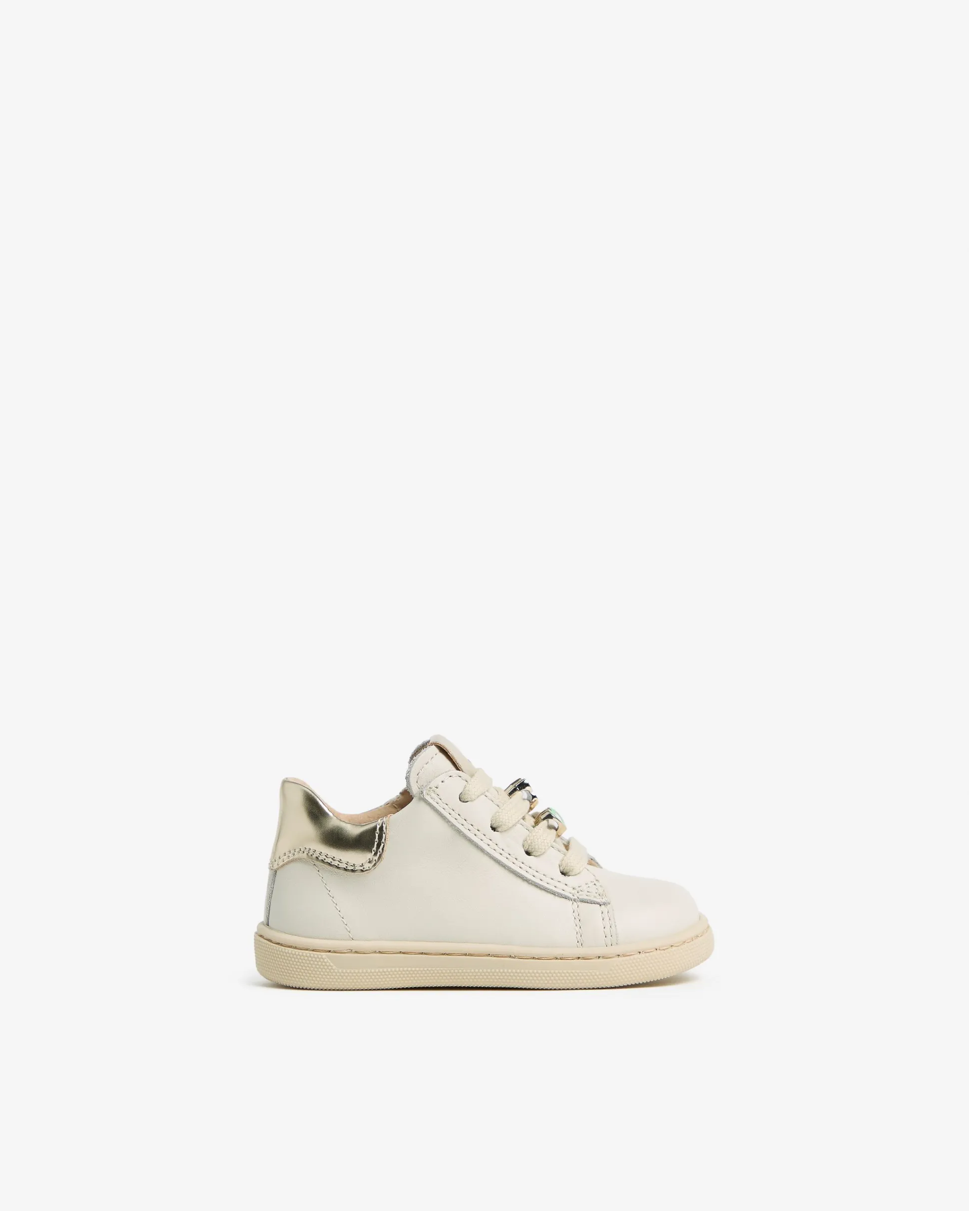 Sneakers Junior da Bambina in Pelle e Materiale Tecnico