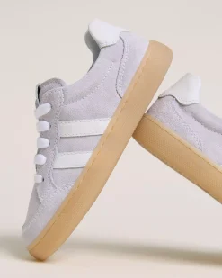 Sneakers Junior da Bambina in Camoscio e Pelle
