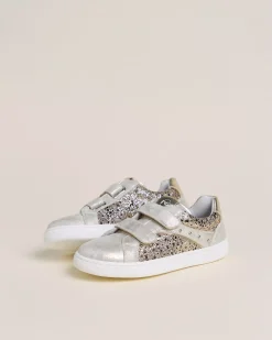 Sneakers Junior da Bambina in Materiale Tecnico e Tessuto