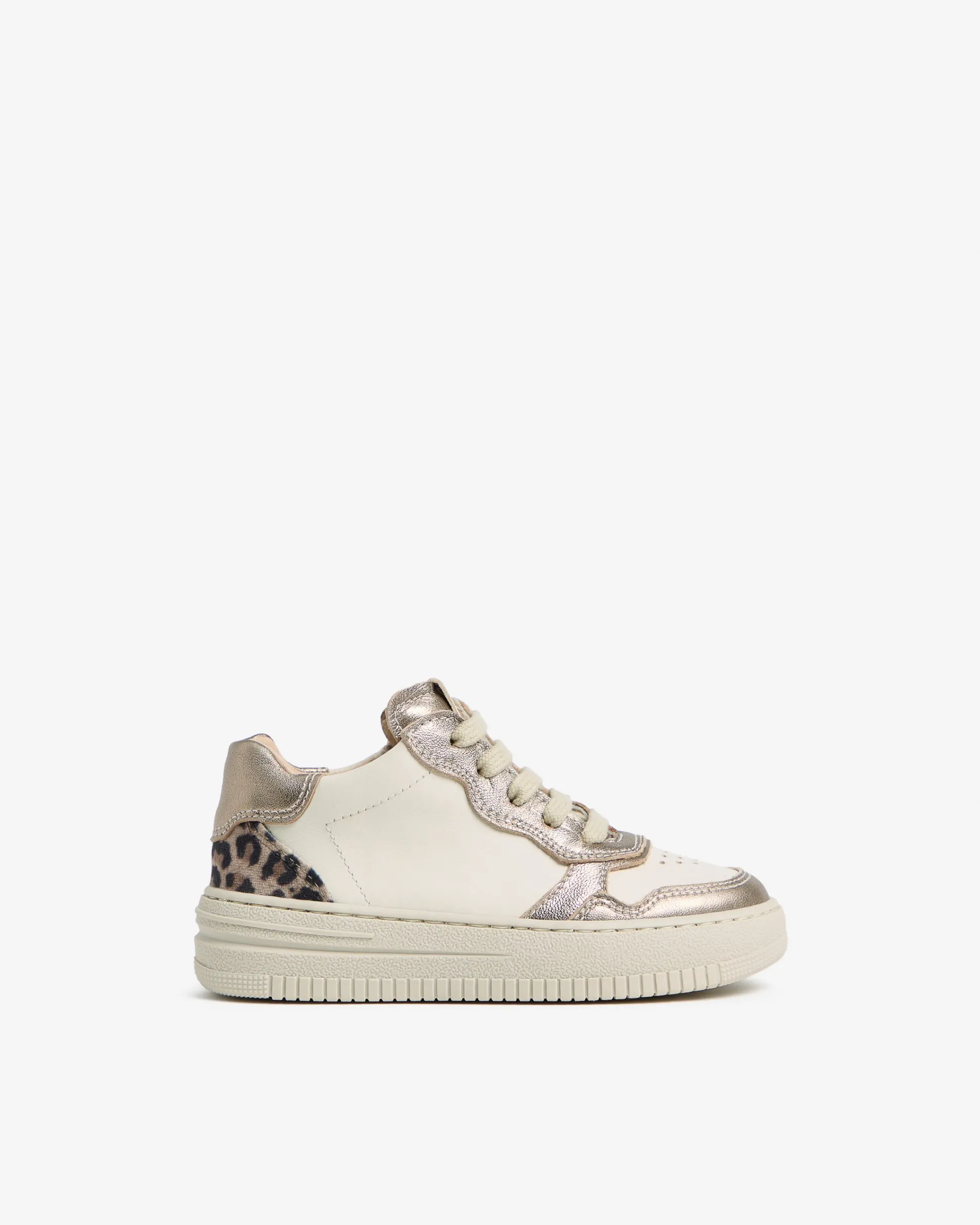 Sneakers Junior da Bambina in Pelle e Materiale Tecnico