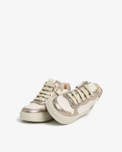 Sneakers Junior da Bambina in Pelle e Materiale Tecnico