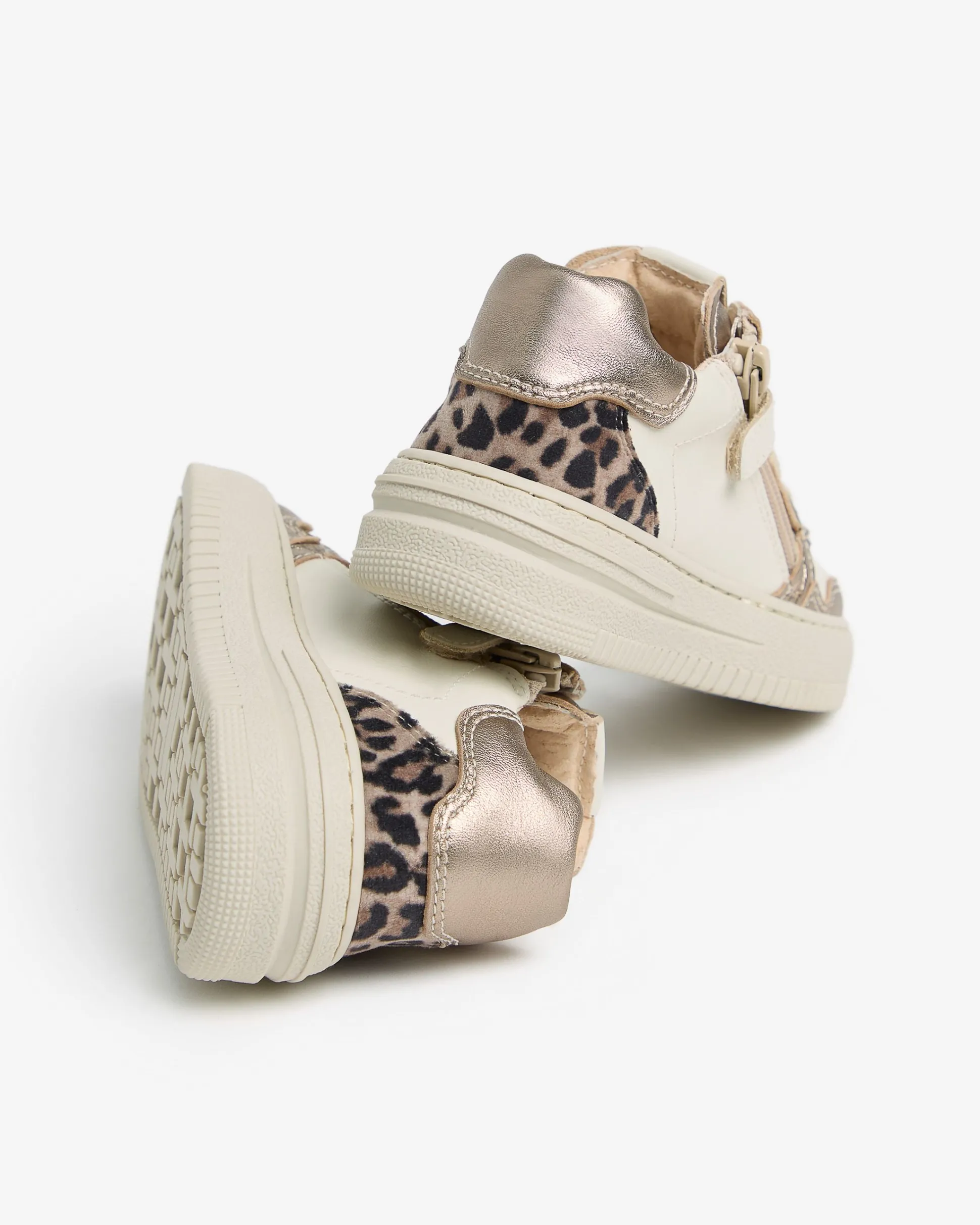 Sneakers Junior da Bambina in Pelle e Materiale Tecnico