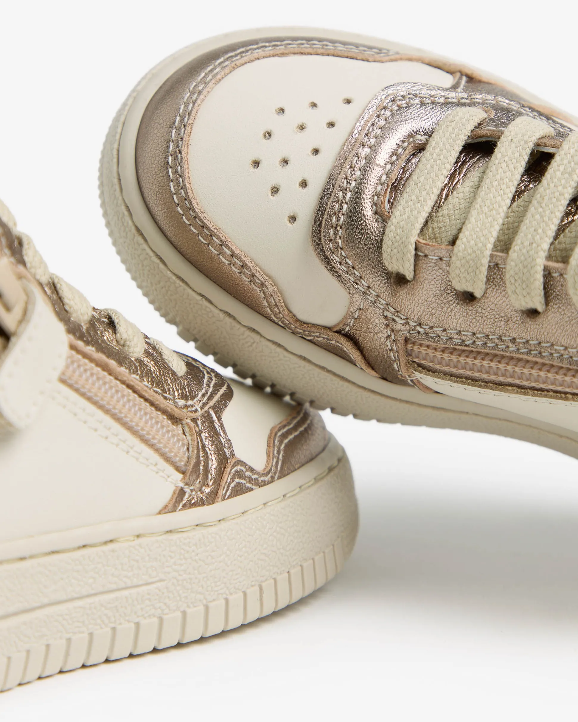 Sneakers Junior da Bambina in Pelle e Materiale Tecnico