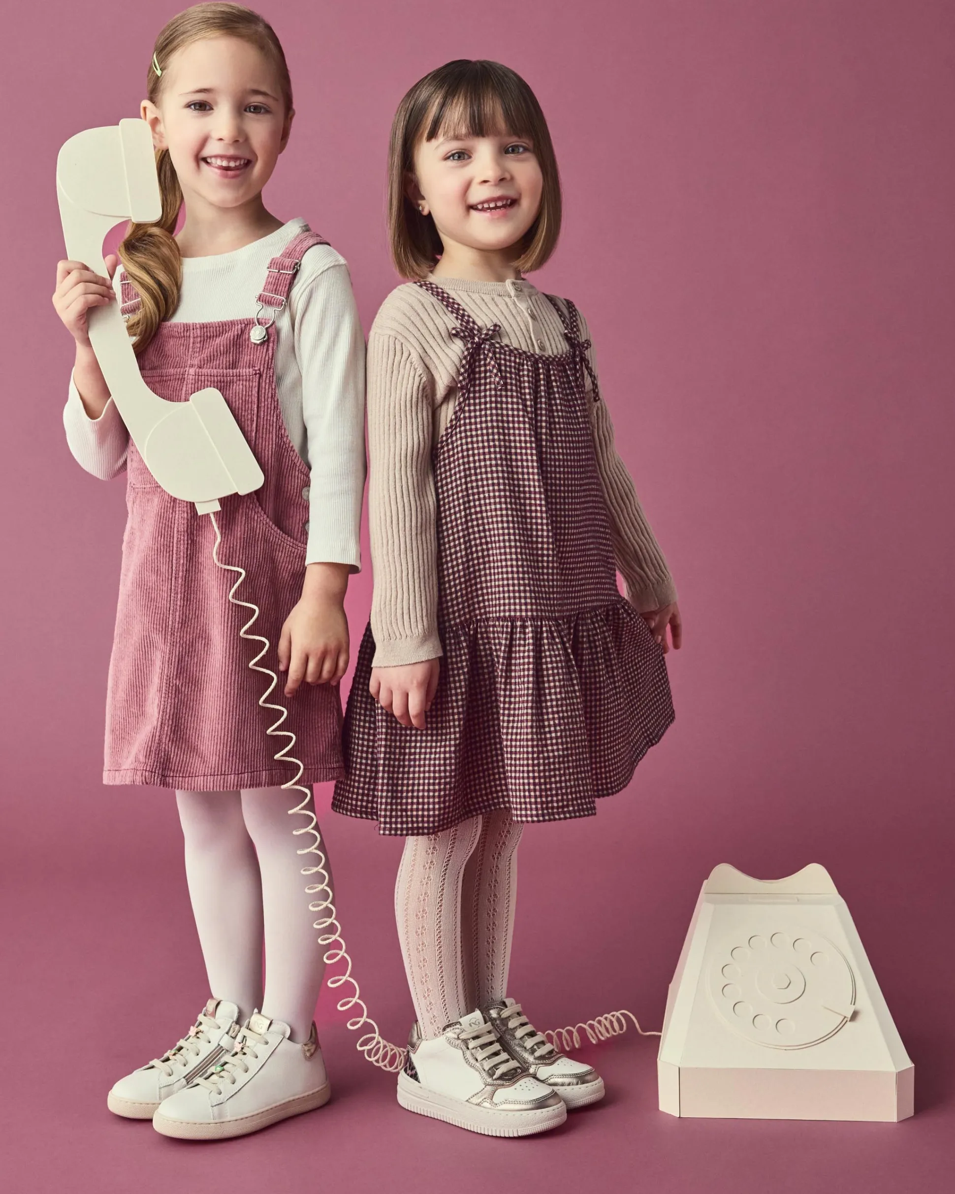 Sneakers Junior da Bambina in Pelle e Materiale Tecnico