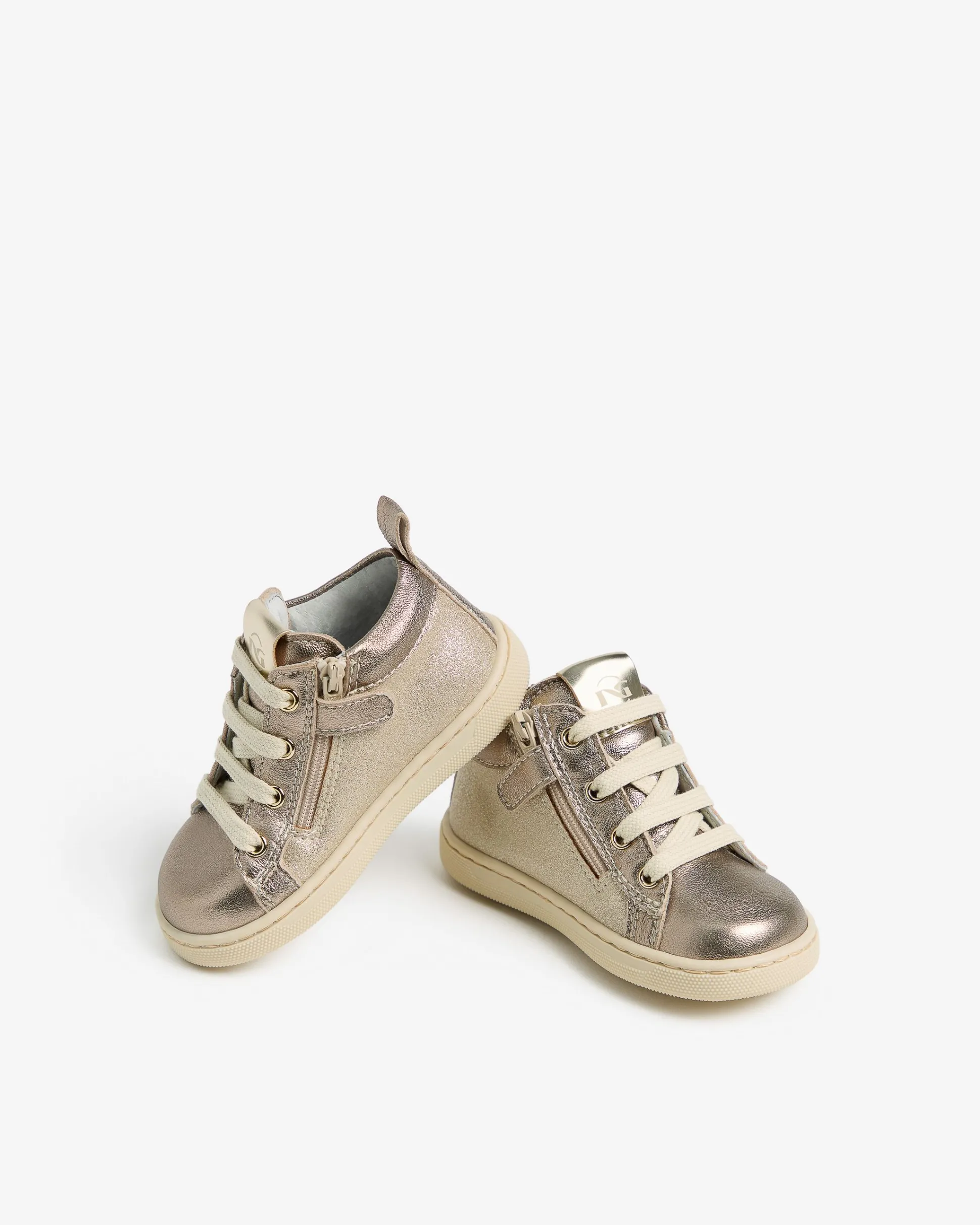 Sneakers Junior da Bambina in Pelle e Materiale Tecnico