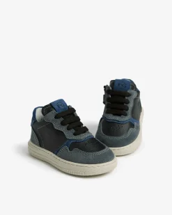 Sneakers Junior da Bambino in Pelle e Camoscio