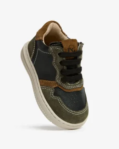 Sneakers Junior da Bambino in Pelle e Camoscio