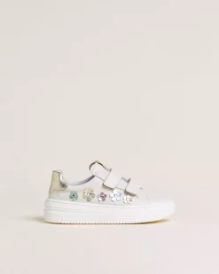Sneakers Junior da Bambina in Pelle e Materiale Tecnico
