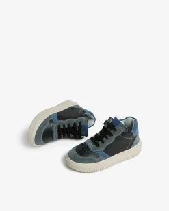 Sneakers Junior da Bambino in Pelle e Camoscio