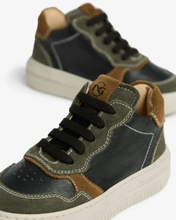 Sneakers Junior da Bambino in Pelle e Camoscio