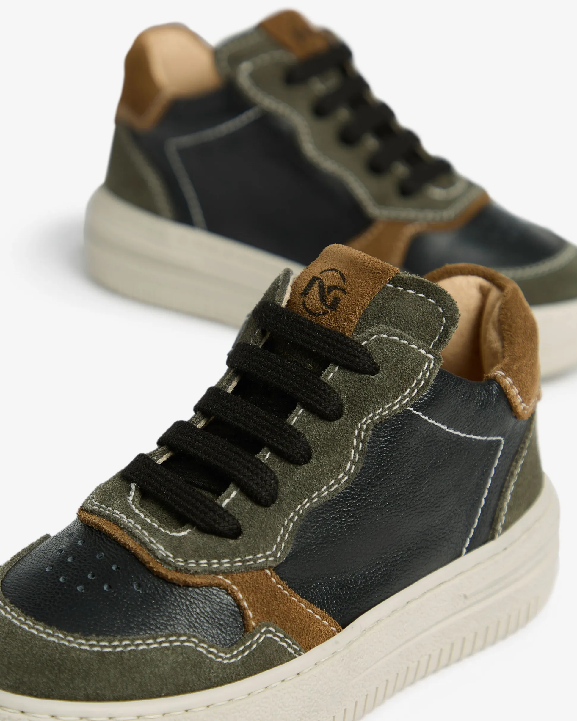 Sneakers Junior da Bambino in Pelle e Camoscio