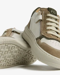 Sneakers Junior da Bambino in Pelle e Camoscio