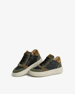 Sneakers Junior da Bambino in Pelle e Camoscio