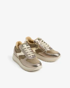 Sneakers Teen da Ragazza in Pelle, Camoscio e Materiale Tecnico