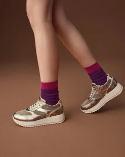 Sneakers Teen da Ragazza in Pelle, Camoscio e Materiale Tecnico