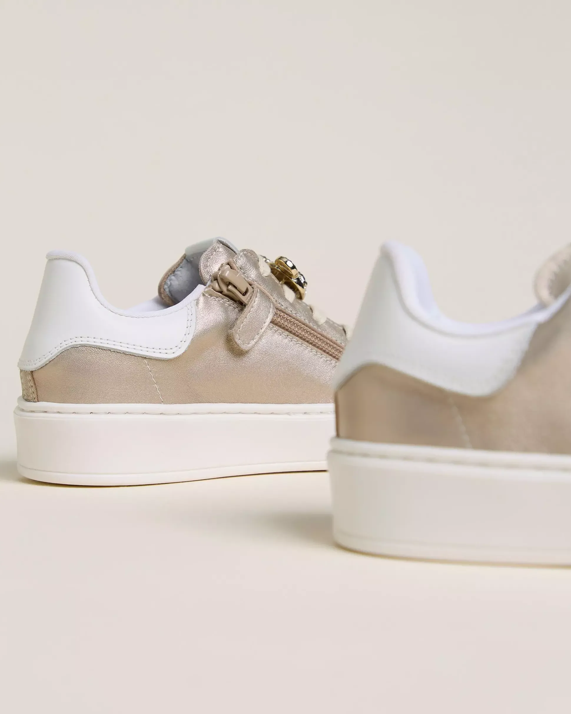 Sneakers Teen da Ragazza in Pelle e Materiale Tecnico