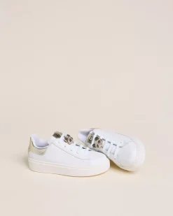 Sneakers Teen da Ragazza in Pelle e Materiale Tecnico
