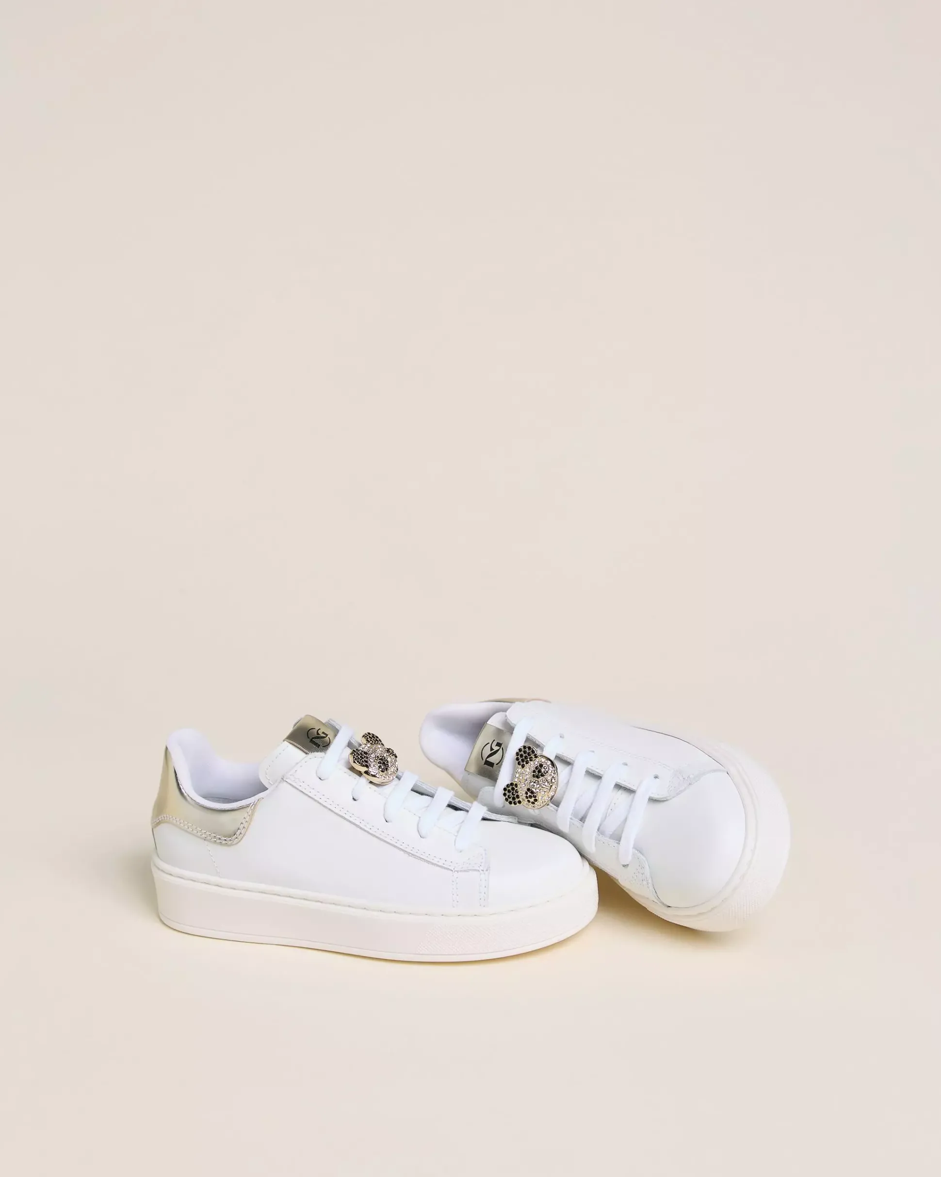 Sneakers Teen da Ragazza in Pelle e Materiale Tecnico