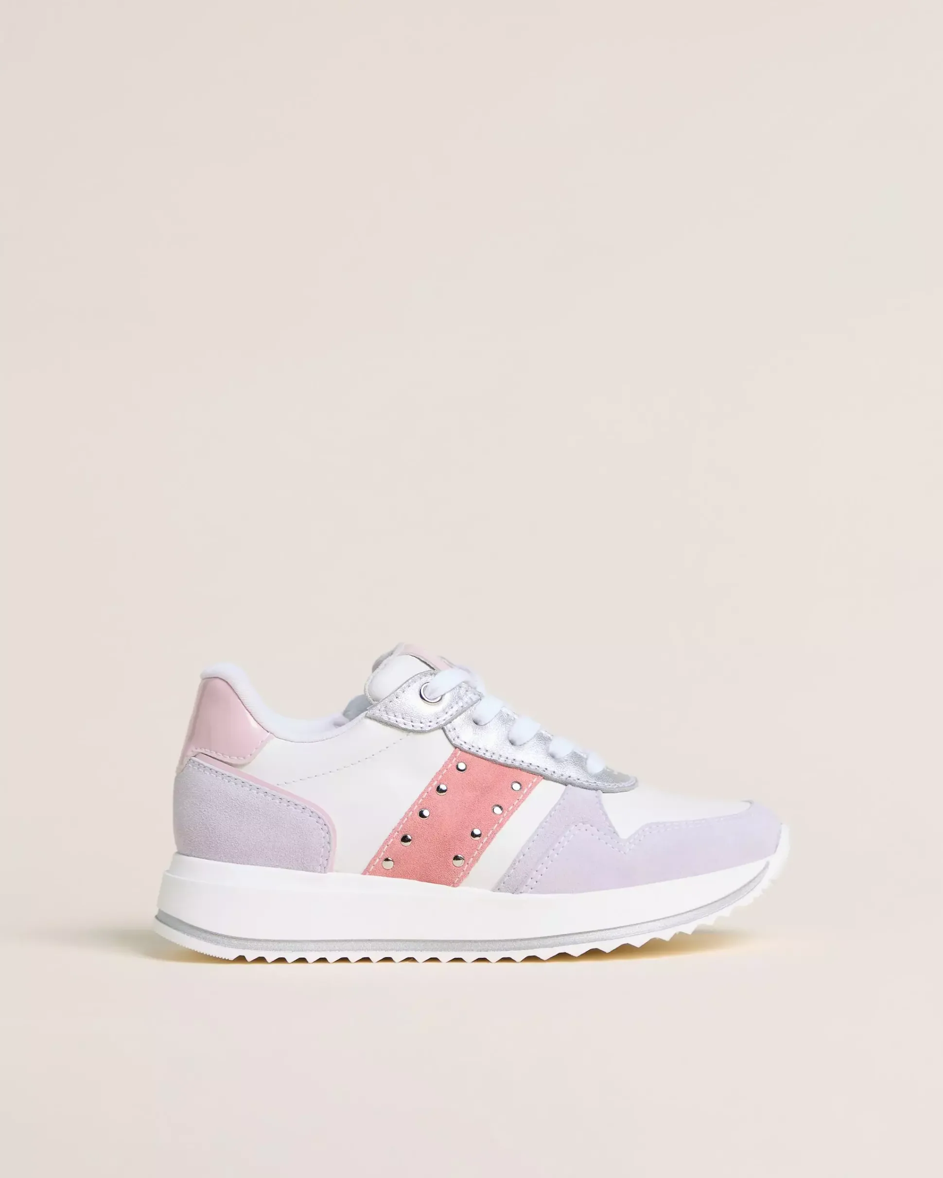 Sneakers Teen da Ragazza in Pelle, Camoscio e Materiale Tecnico