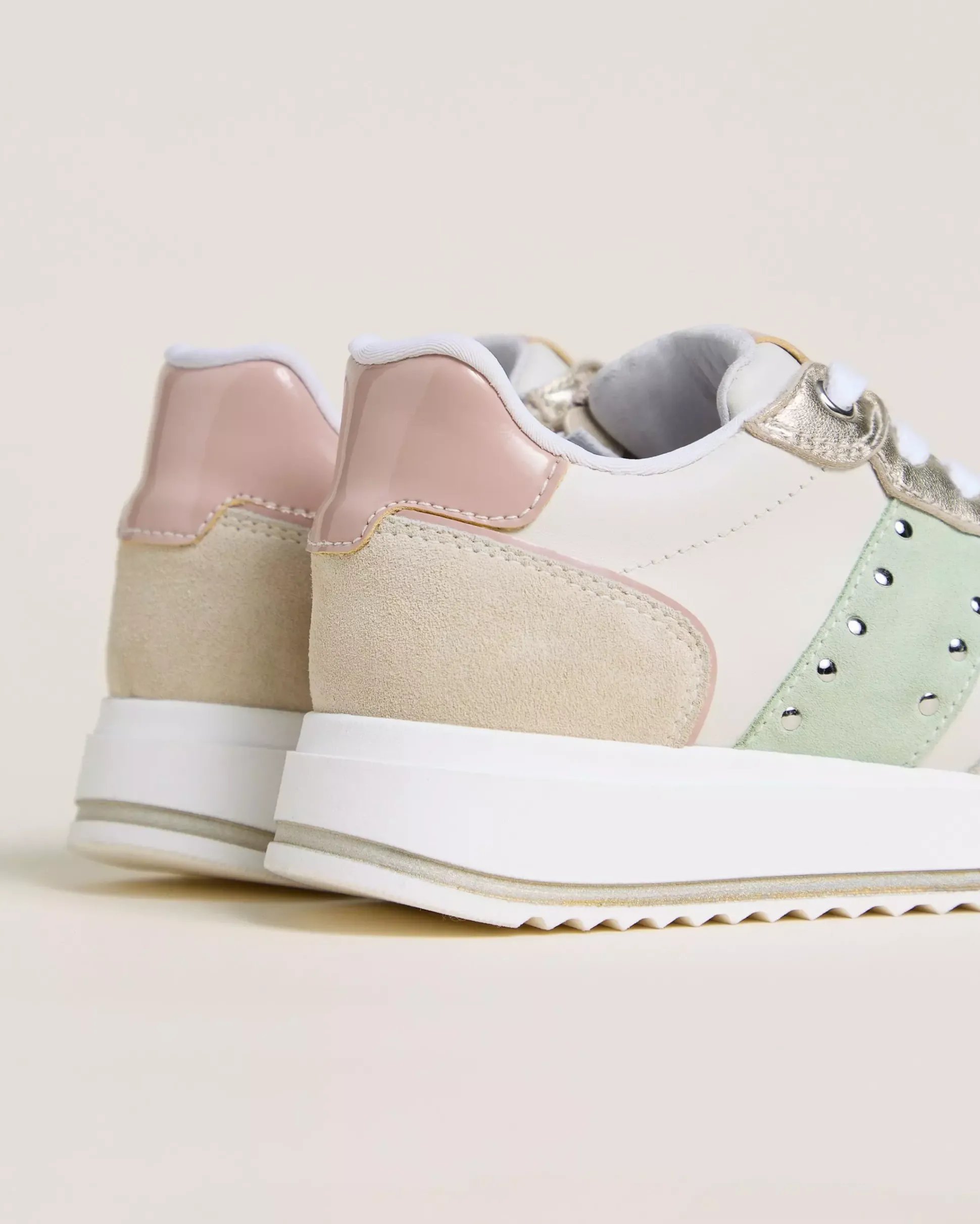 Sneakers Teen da Ragazza in Pelle, Camoscio e Materiale Tecnico