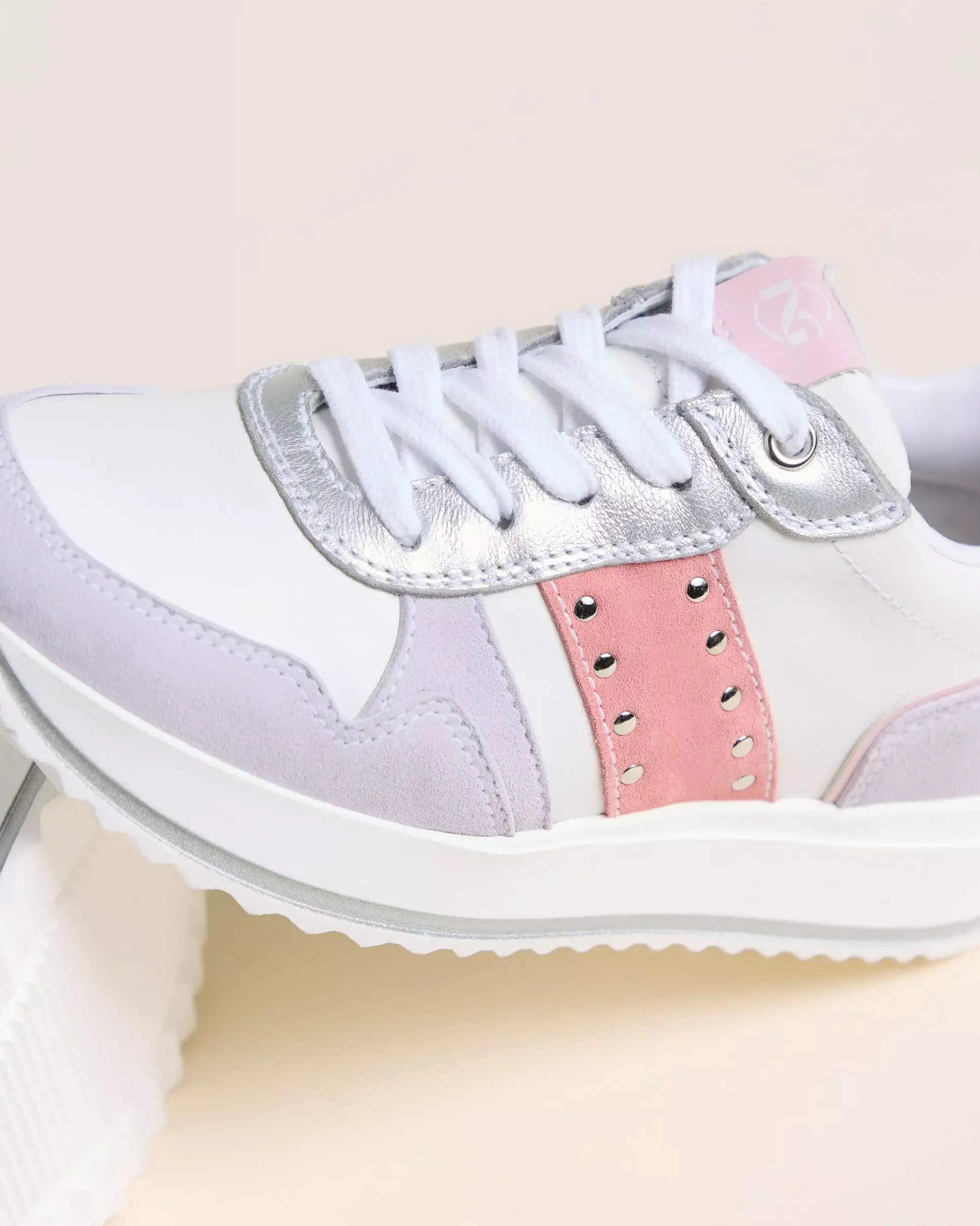Sneakers Teen da Ragazza in Pelle, Camoscio e Materiale Tecnico