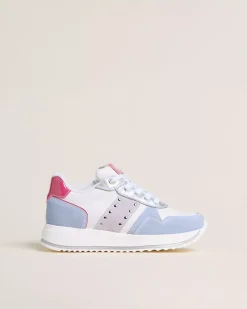 Sneakers Teen da Ragazza in Pelle, Camoscio e Materiale Tecnico
