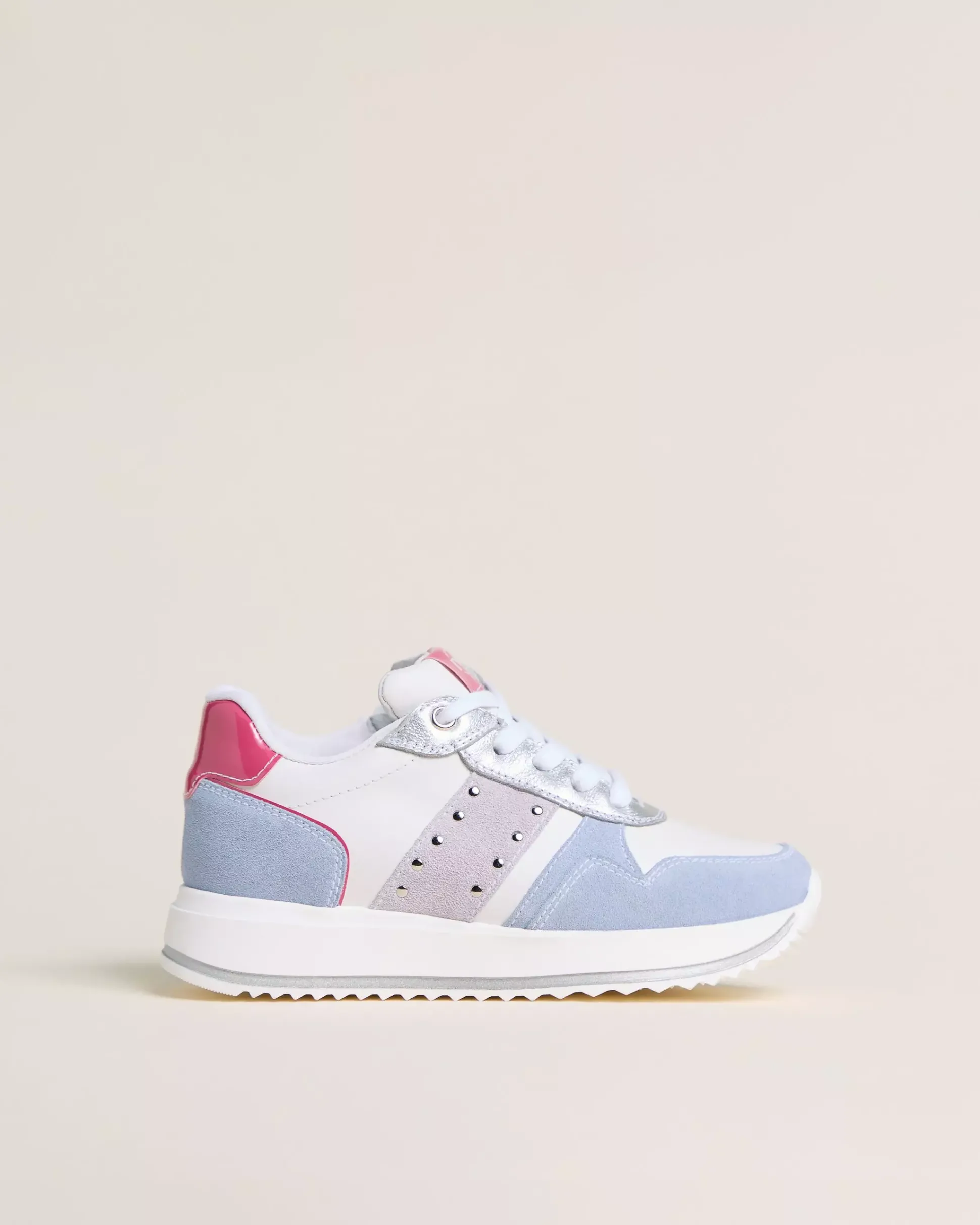Sneakers Teen da Ragazza in Pelle, Camoscio e Materiale Tecnico