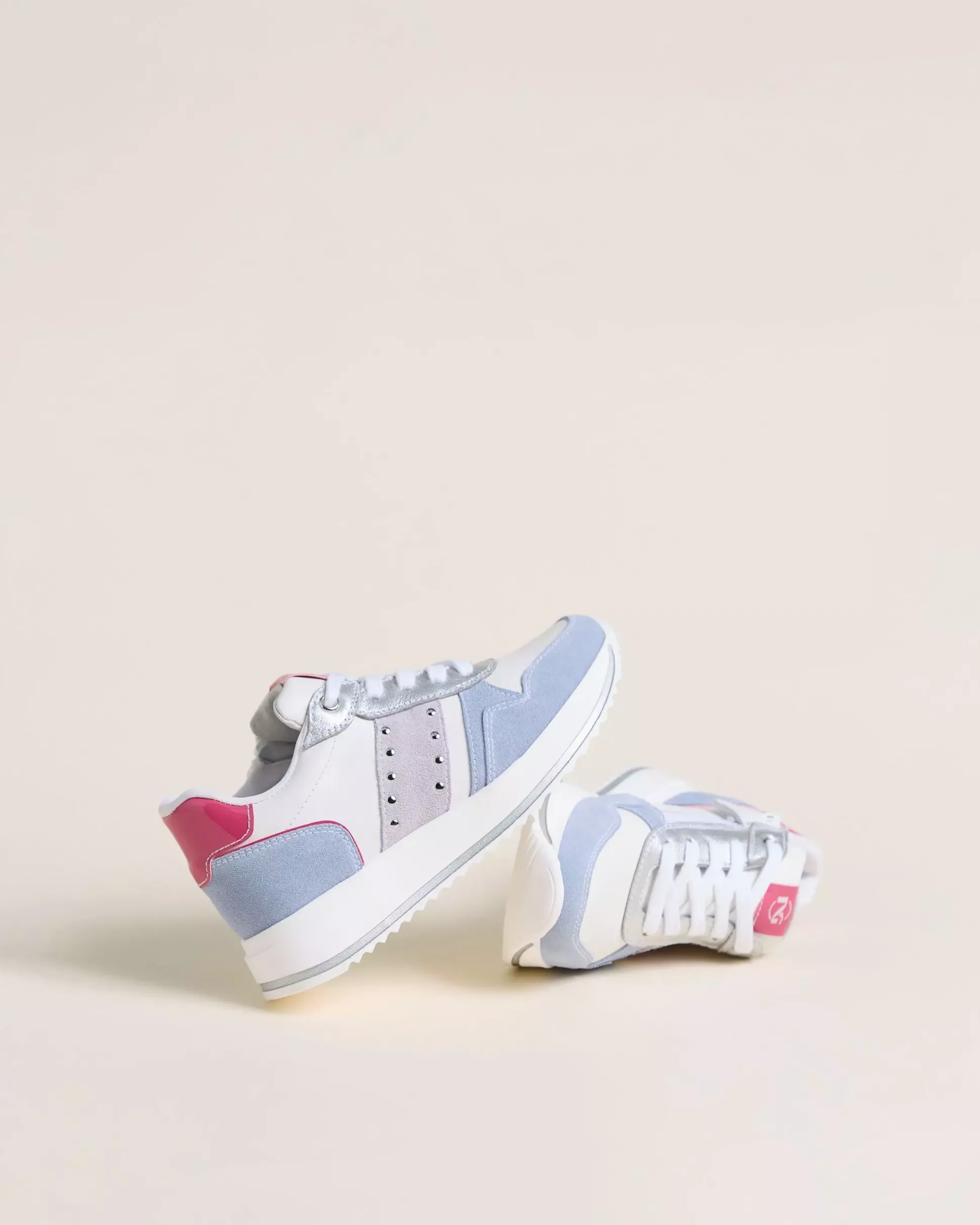 Sneakers Teen da Ragazza in Pelle, Camoscio e Materiale Tecnico