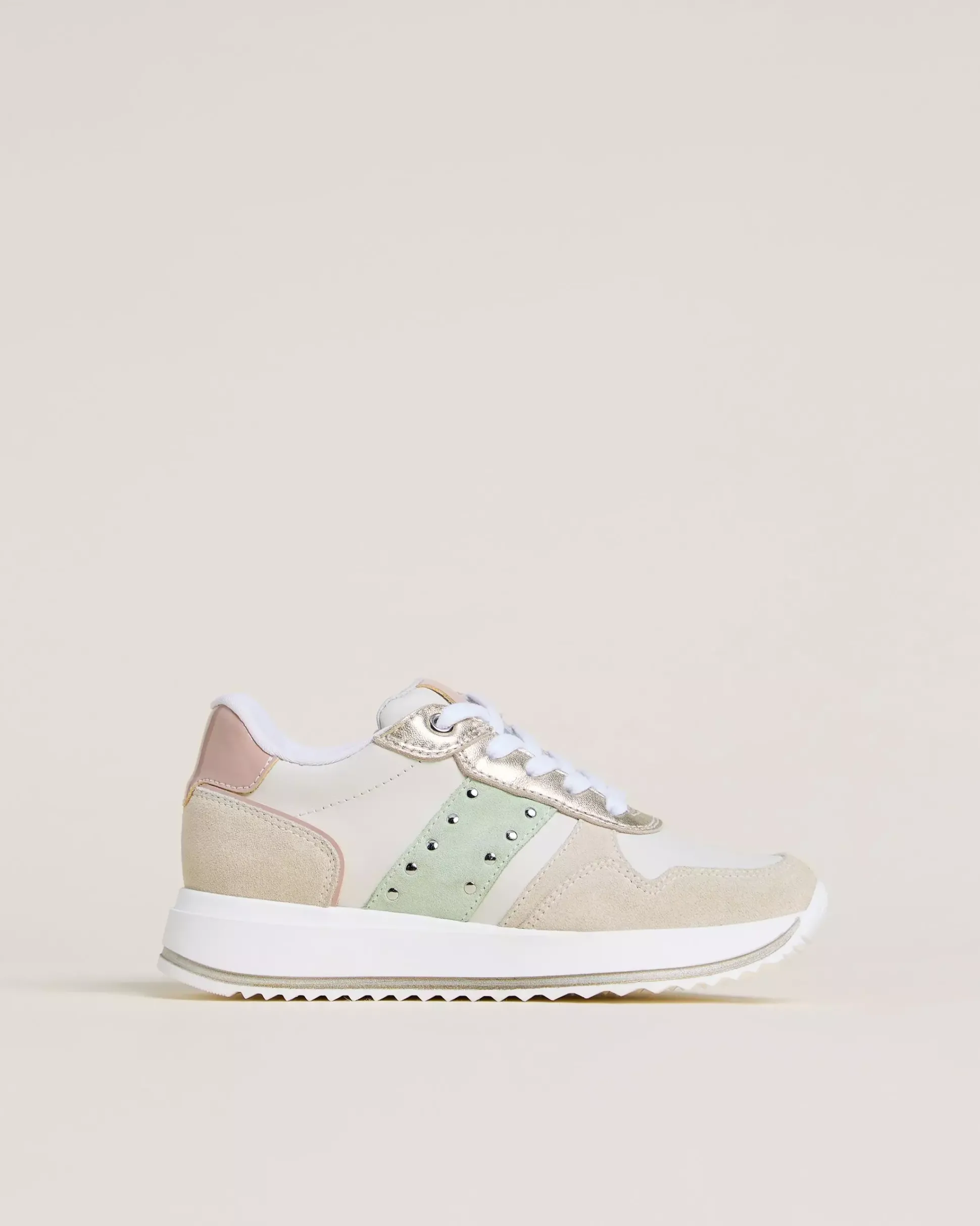 Sneakers Teen da Ragazza in Pelle, Camoscio e Materiale Tecnico
