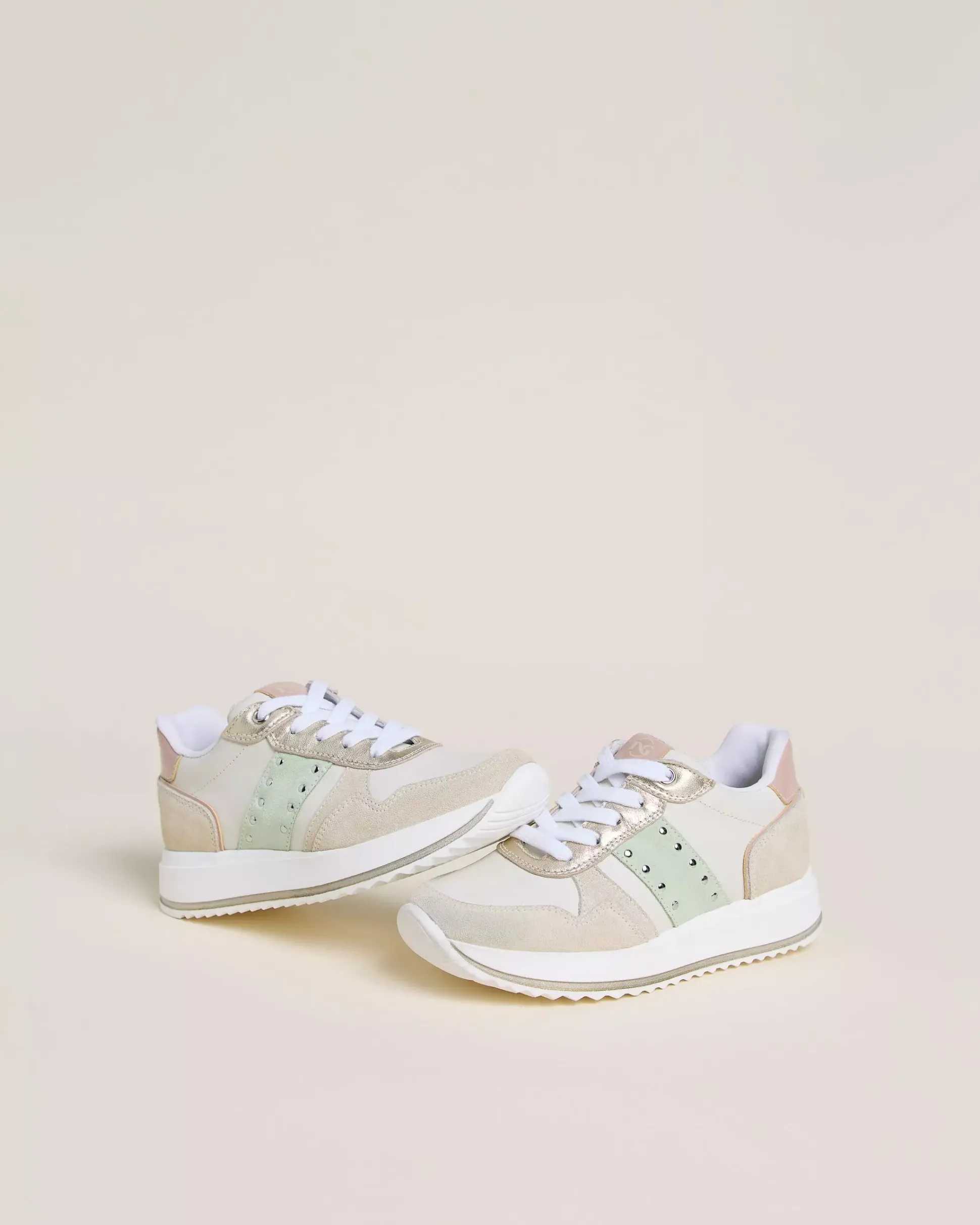Sneakers Teen da Ragazza in Pelle, Camoscio e Materiale Tecnico