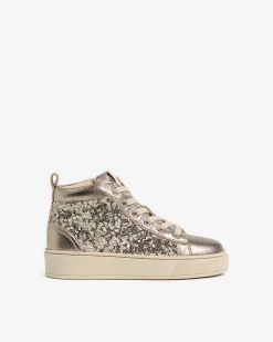 Sneakers Teen da Ragazza in Pelle e Tessuto