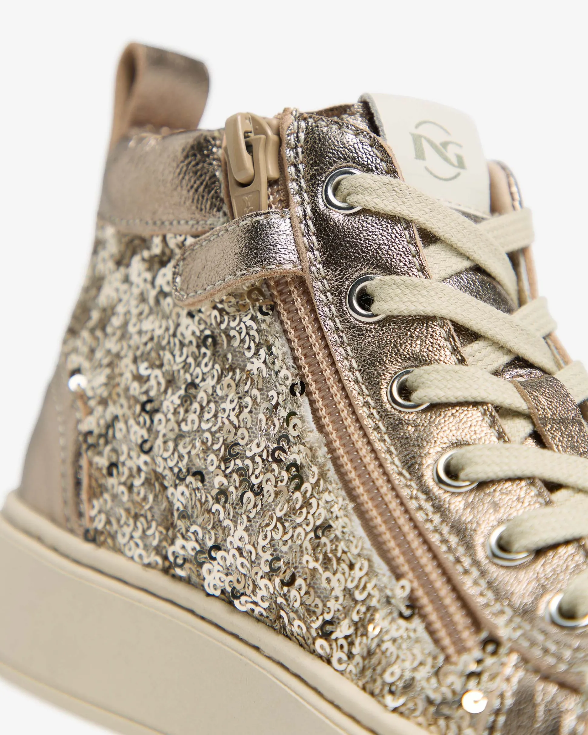 Sneakers Teen da Ragazza in Pelle e Tessuto