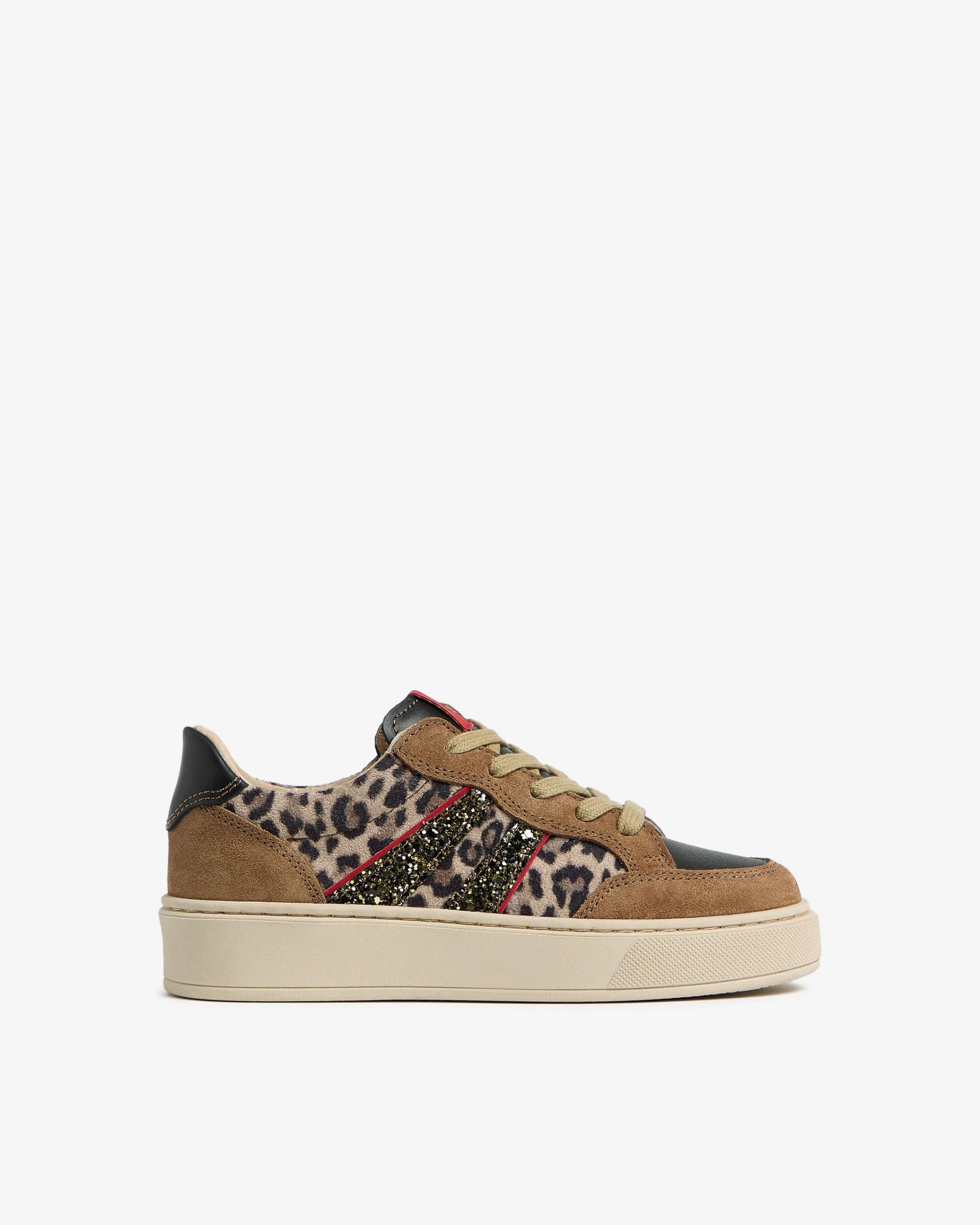 Sneakers Teen da Ragazza in Camoscio, Pelle e Materiale Tecnico