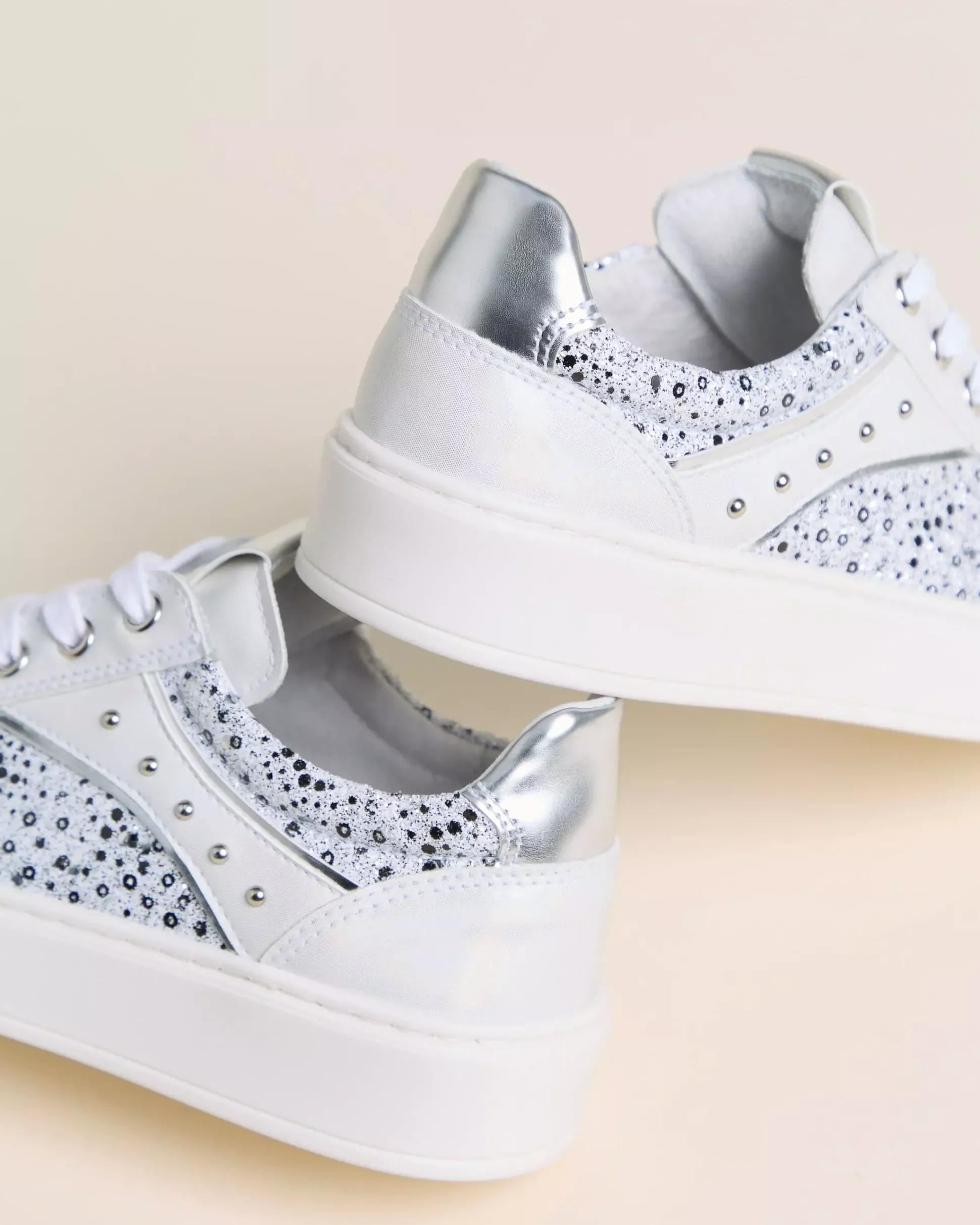 Sneakers Teen da Ragazza in Materiale Tecnico e Tessuto