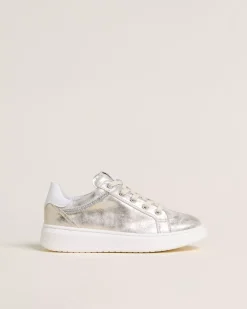 Sneakers Teen da Ragazza in Materiale Tecnico e Pelle