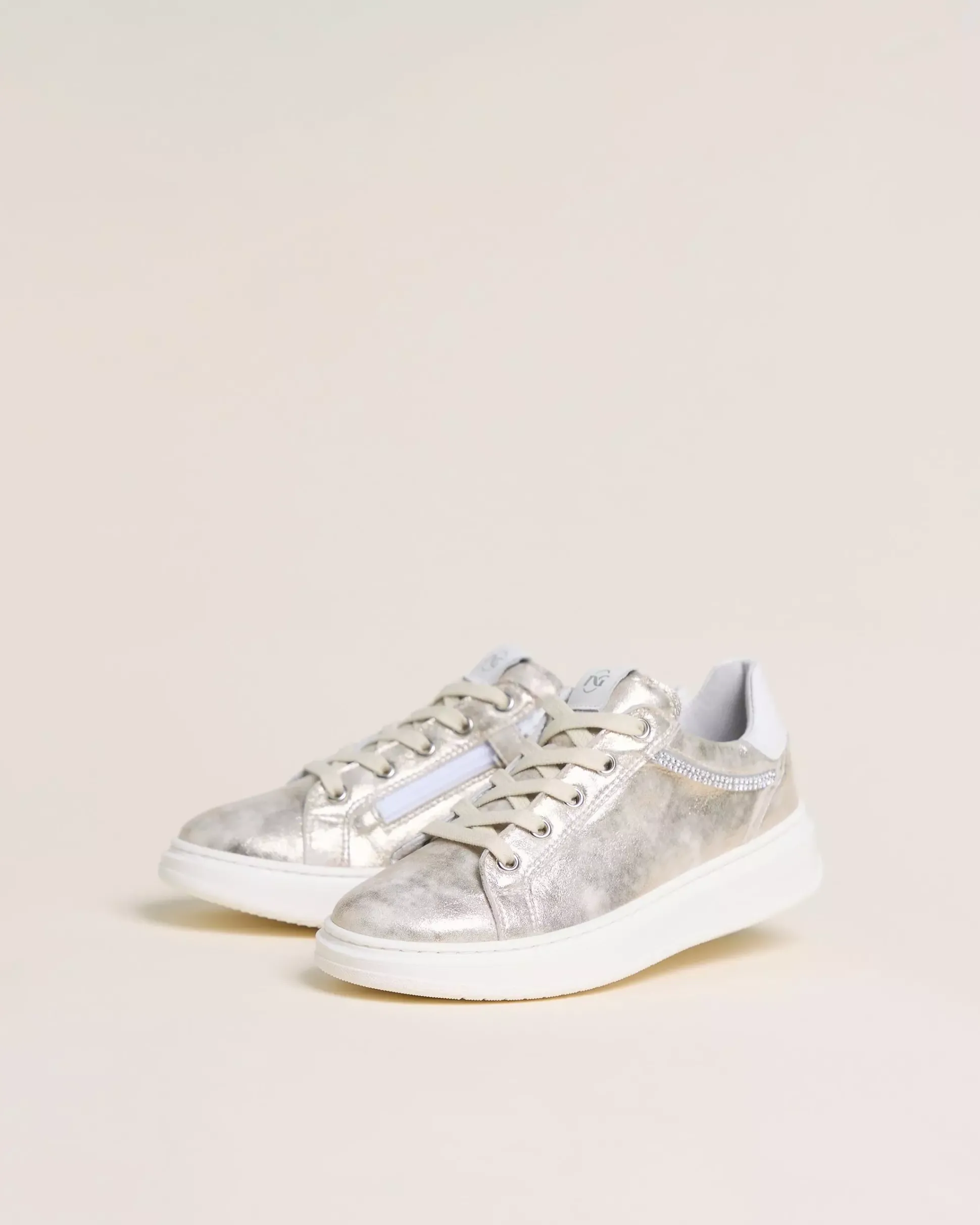Sneakers Teen da Ragazza in Materiale Tecnico e Pelle