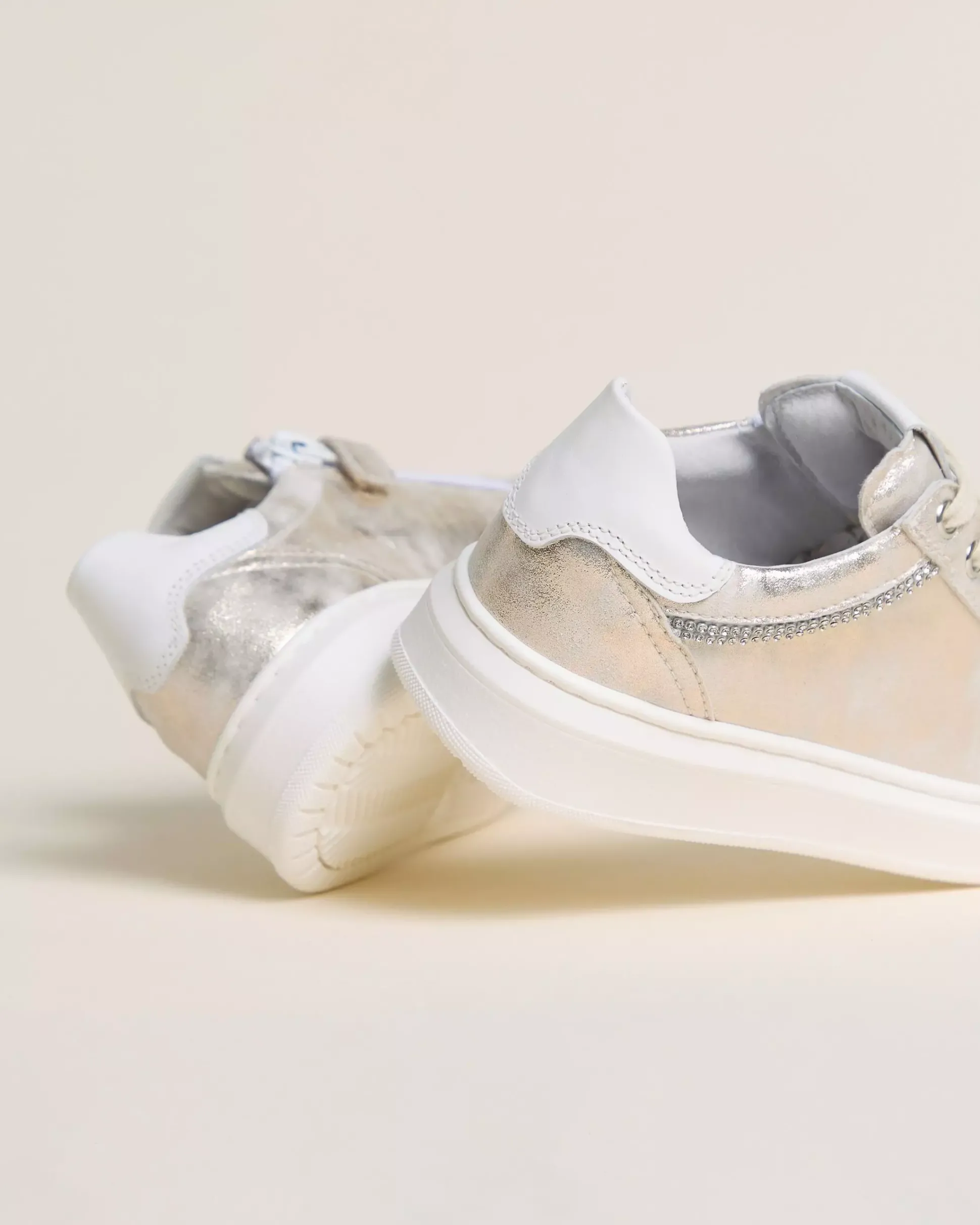 Sneakers Teen da Ragazza in Materiale Tecnico e Pelle