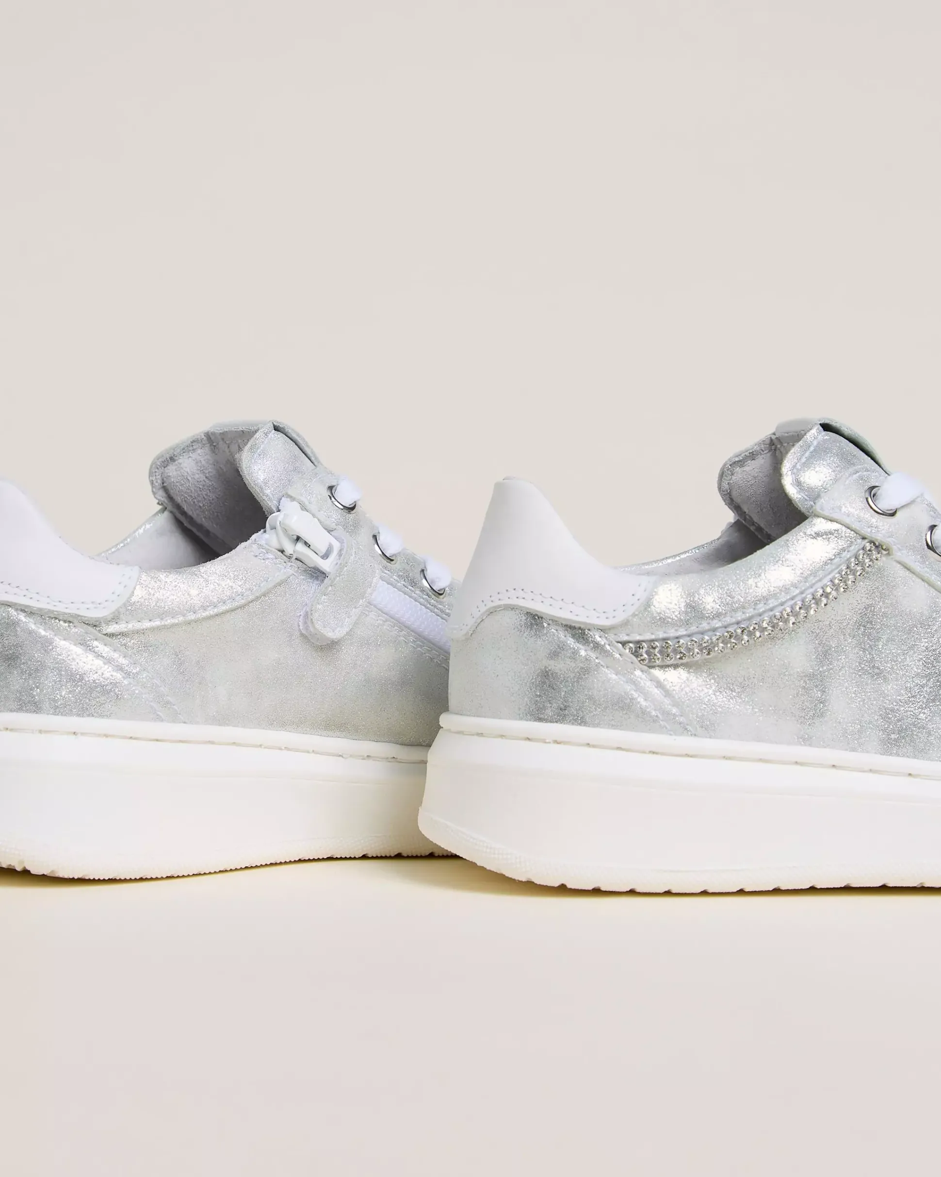 Sneakers Teen da Ragazza in Materiale Tecnico e Pelle